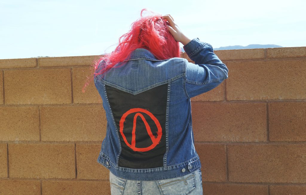 Diy painted hotsell denim jacket